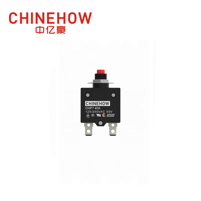 회로 차단기를 재설정하려면 CHP7-D 유형 푸시