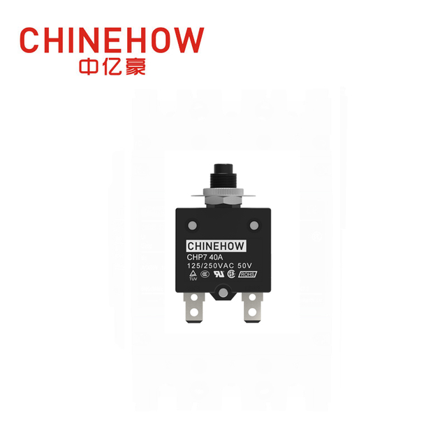 회로 차단기를 재설정하려면 CHP7-B 유형 푸시