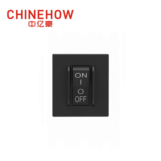 CVP-SM Hudraulic 자기 회로 차단기 M4 나사 버스 2P 검정색 가드 액추에이터가 있는 각도 로커